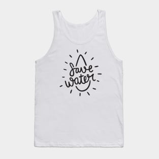 Save Water Tank Top